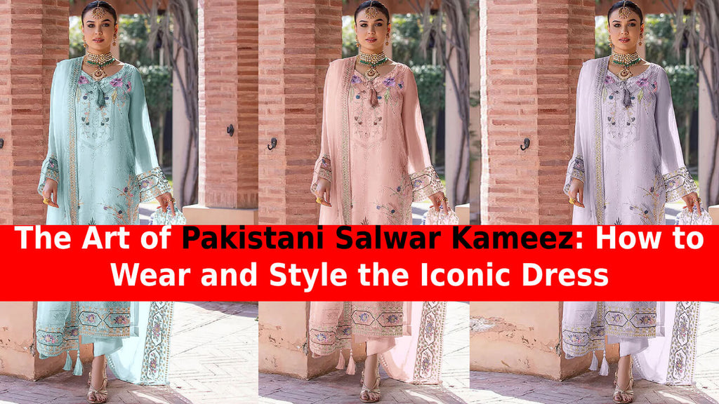 Pakistani salwar kameez