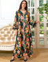 Feathery Flair: A Casual Abaya for All Seasons