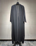 Effortless Versatility: Sash-Accented Abaya for All-Season Comfort