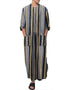 Embrace Arabian Nights: Flowing Striped Robes for the Modern Sheik