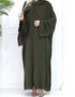 Eid Elegance: Ramadan Abaya 2-Piece Set with Hijab, Perfect Muslim Ensemble for the Joyous Occasion