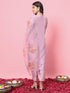 Lavender Silk Blend Pant Suit Salwar Kameez