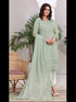 Green Georgette Pant Suit 189503