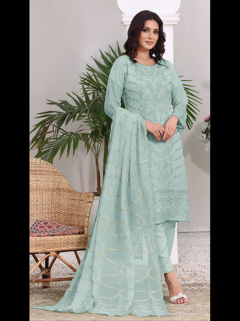 Sky Georgette Pant Suit 189505