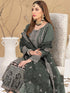 Green Georgette Pant Suit 189524 Closure View