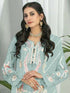 Sky Georgette Pant Suit 189532 Closure View