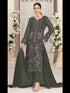 Green Georgette Pant Suit 189574