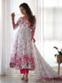 Multi Color Pure Soft Organza Anarkali Dress 189681 Back View