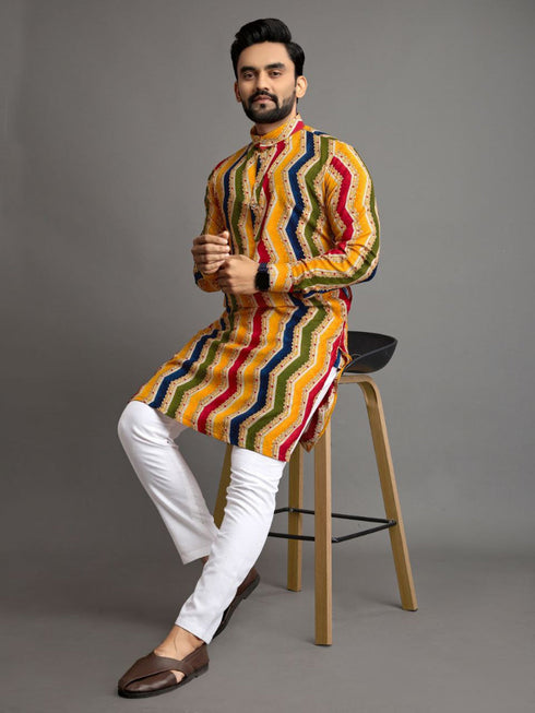 Multi Color Kurta Premium Soft Cotton Payjama