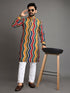 Multi Color Kurta Premium Soft Cotton Payjama Closure View