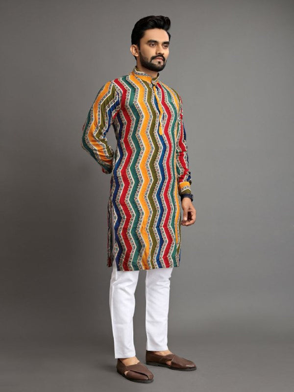 Multi Color Kurta Premium Soft Cotton Payjama