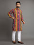 Multi Color Kurta Premium Soft Cotton Payjama Closure View
