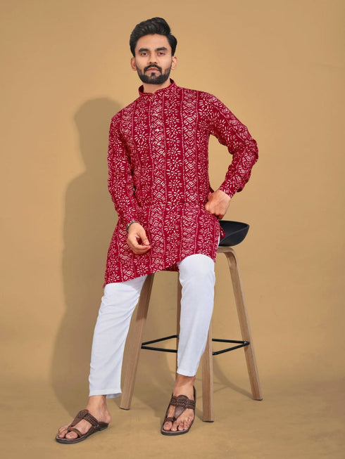 Multi Color Kurta Premium Soft Cotton Payjama