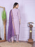Purple Pure Viscose Muslin Pant Suit 189872 Salwar Kameez