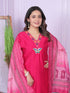 Rani Viscose Denting Pant Suit 189873 Closure View