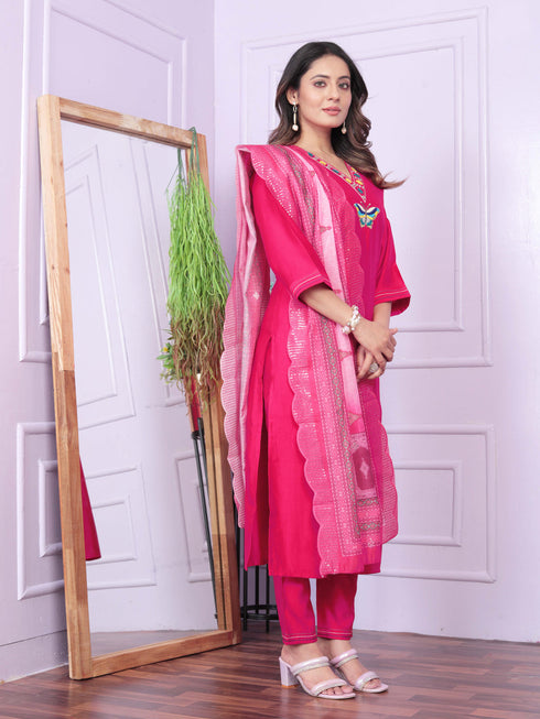 Rani Viscose Denting Pant Suit 189873