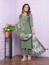 Green Rusian Silk Pant Suit 189884