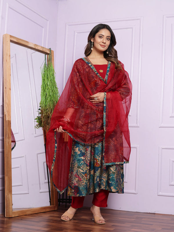 Multi Modal Silk Pant Suit 189944