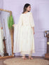 White Cambric Cotton Pant Suit 189947 Back View