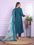 Sky Viscose Slub Pant Suit 189951 Back View