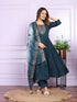 Blue Russian Silk Pant Suit 189955