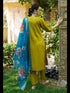 Lemon Viscos Roman Silk Pant Suit 190053 Back View