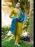 Lemon Viscos Roman Silk Pant Suit 190053