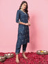 Teablue Silk Blend Pant Suit 190070 Closure View