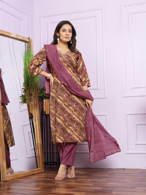 Multi Modal Silk Pant Suit 190921