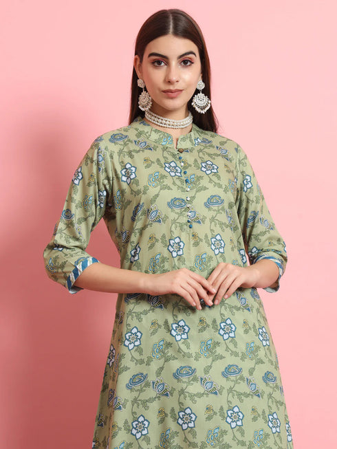 Pista Viscose Rayon Pant Suit 190983 Closure View