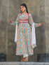 Multi Chiffon Pant Suit 191011 Salwar Kameez