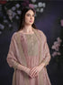 Pink Shimmer Organza Pant Suit 191128 Closure View
