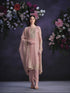 Pink Shimmer Organza Pant Suit 191128