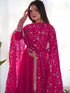 Rani Pink Heavy Pure Soft Fox Georgette Anarkali Dress 191190 Salwar Kameez