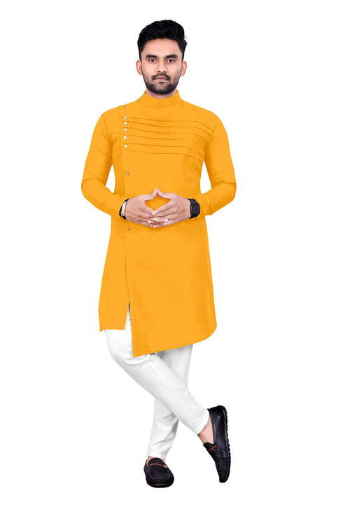 Yellow Kurta Cotton Payjama
