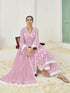 Light Pink Pure Cotton Palazzo Suit 191313 Closure View