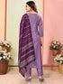 Levender Art Silk Pant Suit 191324 Salwar Kameez