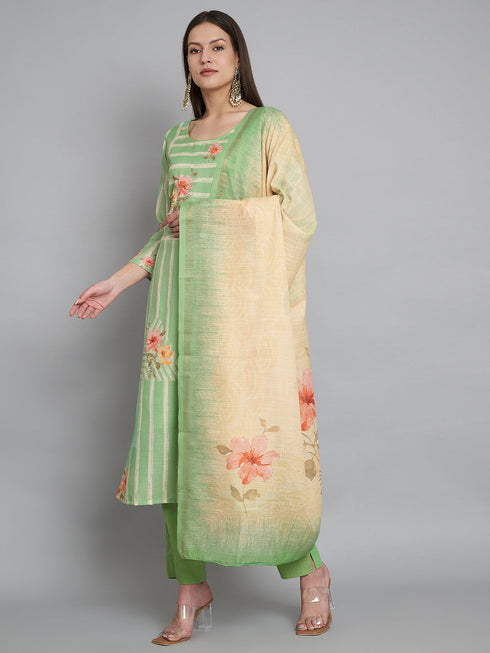 Pista Linen Pant Suit 191356 Back View