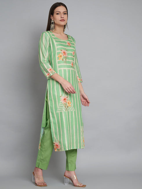 Pista Linen Pant Suit 191356 Salwar Kameez