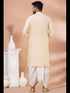 Golden Kurta PS -Viscose Dhoti Closure View