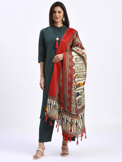 Teal Cotton Pant Suit 191702 Closure View