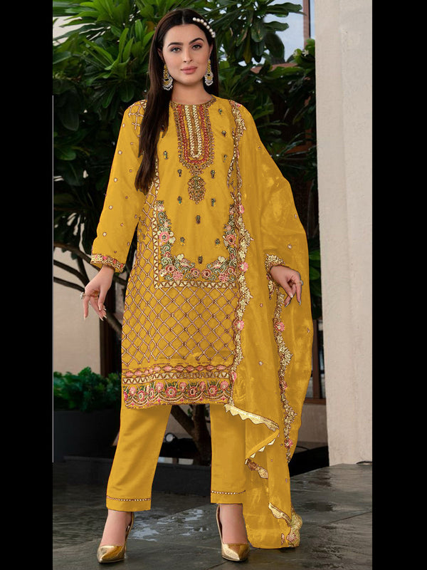 Pista Shimmer Organza Pant Suit 191708