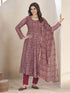Multi Georgette Anarkali Dress 191736 Back View