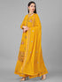 Yellow Heavy Georgette Sharara Suit 191852 Closure View