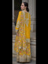 Mustard Heavy Chinon Sharara Suit 191870 Back View