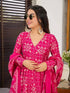 Rani Pink Muslin Anarkali Dress 191880 Salwar Kameez