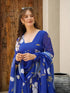 Navy Blue Georgette Anarkali Dress 191882 Salwar Kameez