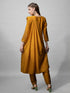 Mustard Cotton Blend Pant Suit 191911 Salwar Kameez