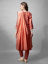 Peach Cotton Blend Pant Suit 191913 Salwar Kameez