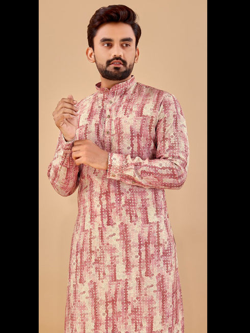 Pink Kurta Premium Soft Cotton Chudidaar
